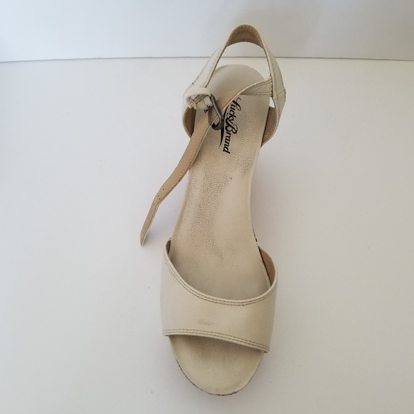 Lucky Brand 6 1/2 M Marisse Leather Platform Shoes - Picture 7 of 7